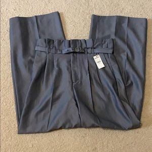 Express Silver belted pants